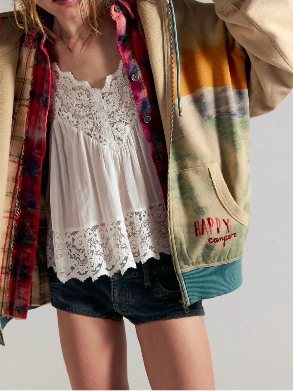 NWT Free People We The Free into the wild hoodie large
